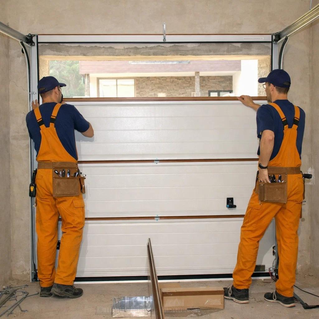 A new garage door installation in Fort Collins, CO