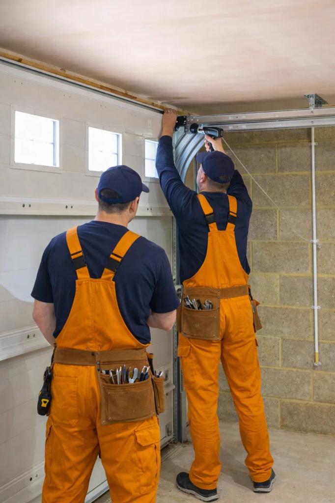 A garage door replacement in Loveland, CO