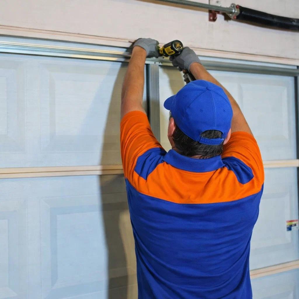 A new garage door installation in Windsor, CO