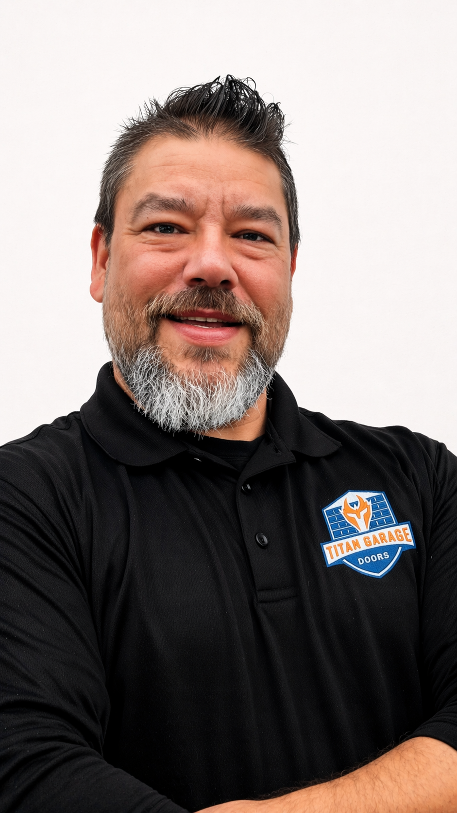 A close-up image of Phil M., services manager at Titan Garage Doors CO